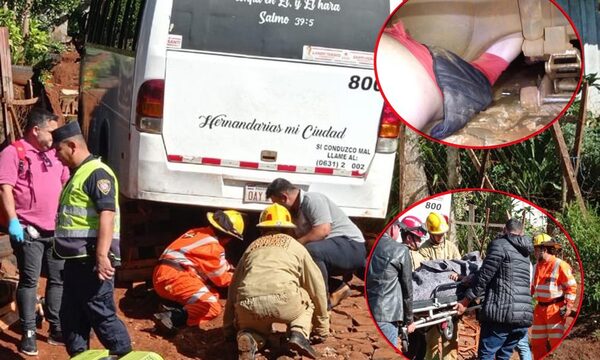Chofer muere aplastado al tratar de reparar frenos de un minibús – Diario TNPRESS