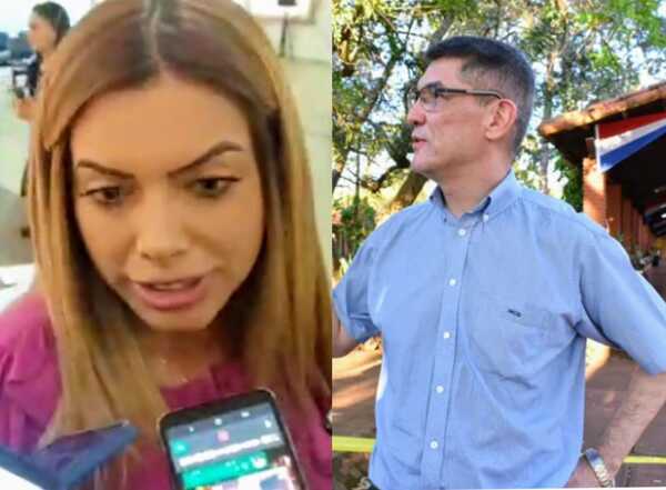 "Malou" ya empieza a poner "palo en la rueda" a la administración del intendente Ronald Acevedo