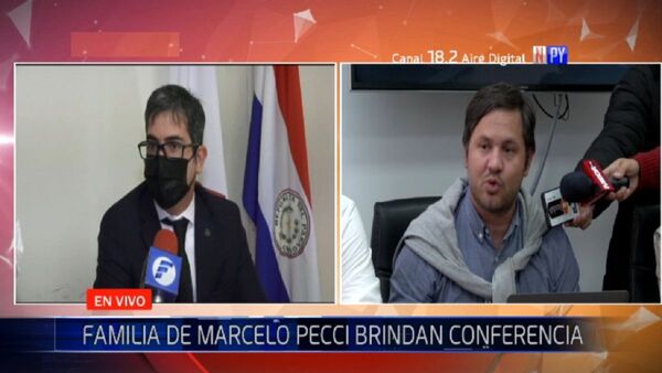 Allegados de Pecci expresan su confianza hacia los investigadores