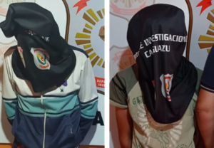 Detienen a supuestos asaltantes y abusadores de un estudiante de 17 años en Caaguazú  - Nacionales - ABC Color
