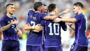 Argentina golea a Emiratos Árabes en la antesala del Mundial