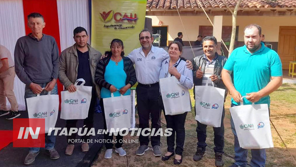 CAH OTORGÓ CRÉDITOS A PRODUCTORES DEL DEPARTAMENTO DE GUAIRÁ.