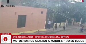 Detuvieron a presunto motochorro que asaltó a una agente de la Senad en Luque - Megacadena — Últimas Noticias de Paraguay