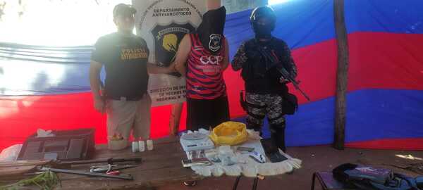 Detienen a presunto microtraficante en B° Ka'aguy Rory