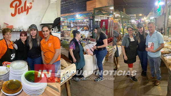 MYRIAN VELÁZQUEZ VISITÓ LA FERIA MUNICIPAL “LA PLACITA” PARA PRESENTAR PROPUESTAS