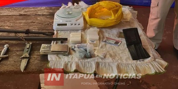 ALLANAMIENTO E INCAUTACIÓN DE DROGAS EN ENCARNACIÓN