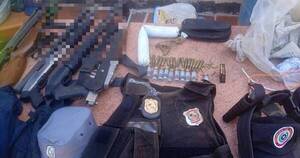 La Nación / Decomisan arsenal de armas de fuego