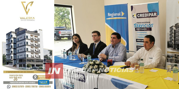 CREDIPAR PRESENTÓ EL EMPRENDIMIENTO “EDIFICIO VALESKA” EN ENCARNACIÓN