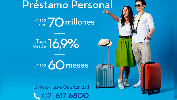 Banco GNB insta a aprovechar los préstamos con tasas diferenciales hasta fines de noviembre
