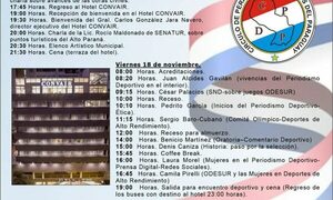 Arranca hoy XIX congreso nacional de periodistas deportivos