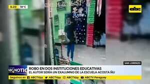 Roban en dos instituciones educativas de San Lorenzo  - ABC Noticias - ABC Color
