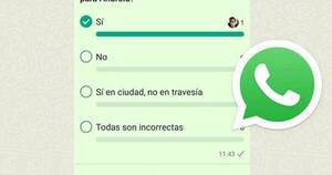 La Nación / Las encuestas finalmente llegaron a WhatsApp: ¿cómo emplear la nueva función?