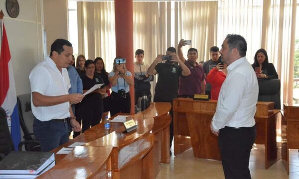 Concejal David Monzón nuevo presidente de la Junta de Hernandarias