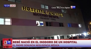 Mujer da a luz en el inodoro del Hospital San Pablo