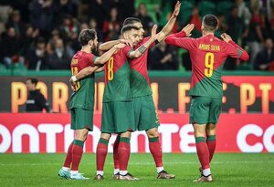Sin Ronaldo, Portugal golea a Nigeria en partido amistoso