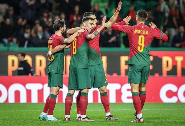 Sin Ronaldo, Portugal golea a Nigeria en partido amistoso