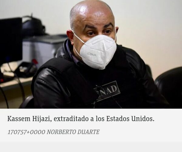 ¿Quién pio lo que es Hijazi y por qué no quería qué lo lleven a Estados Unidos?