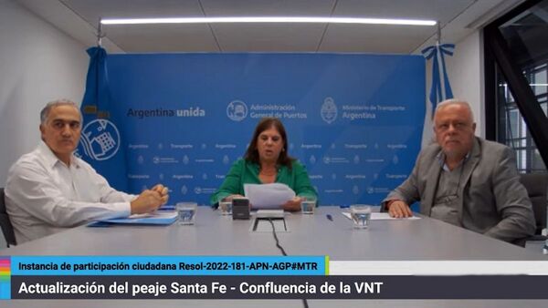 Hidrovía: Argentina insiste con el peaje y Cafym expuso su rechazo