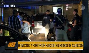 Homicidio y posterior suicidio en barrio de Asunción - Paraguaype.com