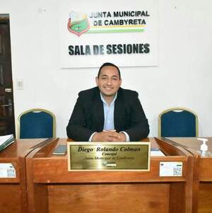 Diego Colmán Adamy es el nuevo intendente de Cambyretá