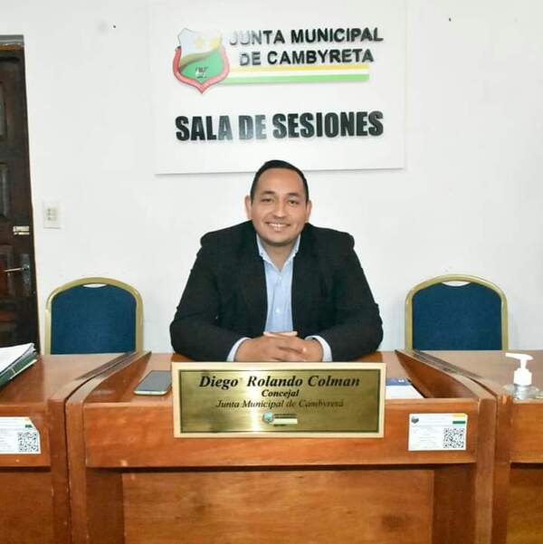 Diego Colmán Adamy es el nuevo intendente de Cambyretá