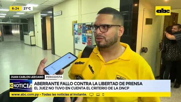 Golpe terrible a la libertad de expresión - ABC Noticias - ABC Color