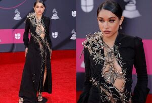 VIDEO: El increíble vestido con toque guaraní que usó María Becerra en los Grammy Latino - Megacadena — Últimas Noticias de Paraguay