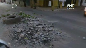 ¡Atención! Obras sin señalización en Barrio Obrero - SNT