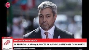 Abdo sobre el caso Fretes: "De lo que hace el hijo de uno, no es responsable uno" - Megacadena — Últimas Noticias de Paraguay