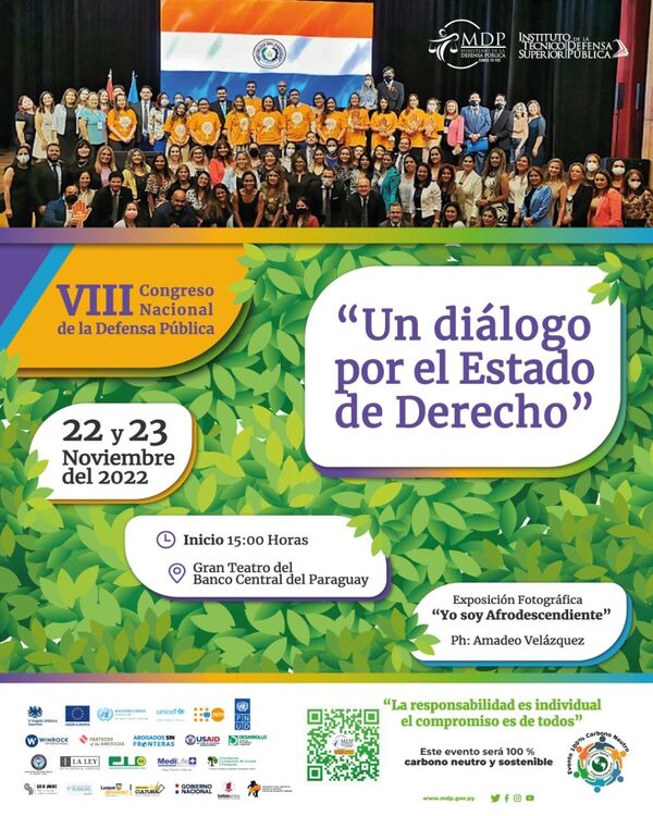 El VIII Congreso de la Defensa Pública será un evento, 100% carbono neutral - Judiciales.net