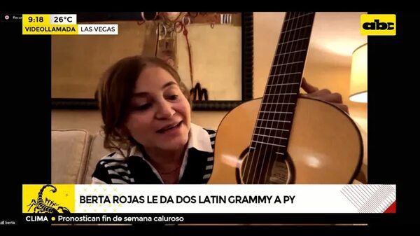Integrante de Maná le regaló una guitarra a Berta Rojas - ABC Noticias - ABC Color