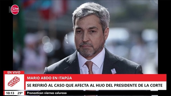Mario Abdo considera que Antonio Fretes debe renunciar - Megacadena — Últimas Noticias de Paraguay