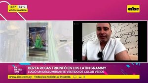 Berta Rojas triunfó en los Latin Grammy - Ensiestados - ABC Color