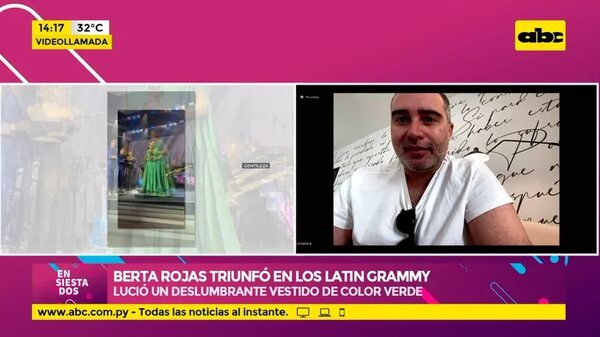 Berta Rojas triunfó en los Latin Grammy - Ensiestados - ABC Color