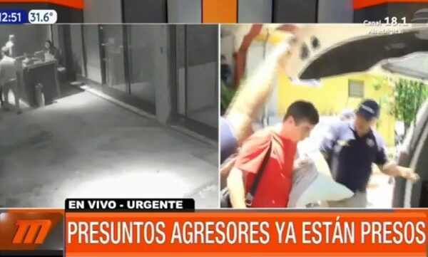 Presuntos agresores de Benjamín Zapag ya están en Tacumbú | Telefuturo