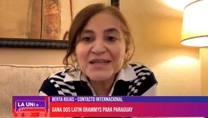 Berta Rojas, tras ganar dos premios Grammy: 'Estoy muy agradecida a Paraguay por ser mi inspiración y mi motivación'