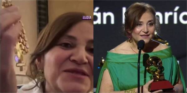 Crónica / [VIDEO] La cábala de Berta Rojas para ganar el Grammy