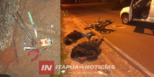DOS SUJETOS APREHENDIDOS TRAS LARGA PERSECUCIÓN