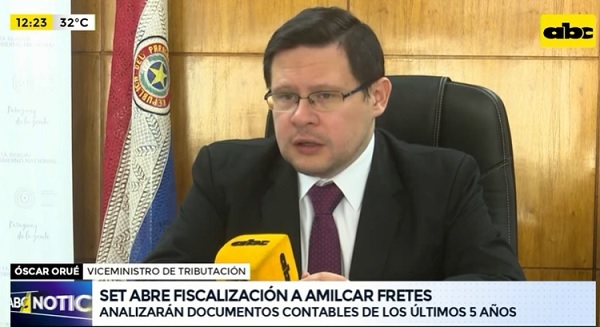 La SET fiscalizará documentos contables del abogado Amílcar Fretes