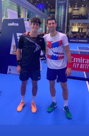 Crónica / [VIDEO] El paraguayo que entrenó con el serbio Novak Djokovic