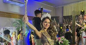 La Nación / Paraguaya fue coronada Miss Teen Beauty Global World 2022