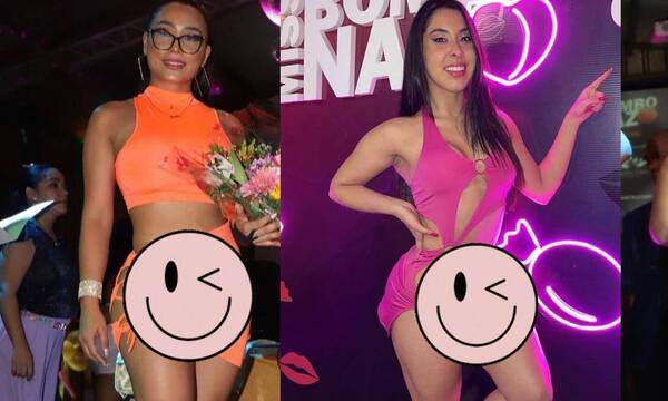 Crónica / Usaron un vestido que muestra casi todo, ¿no llevaban nada abajo?