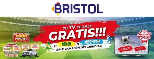 Bristol regala televisores si Argentina o Brasil sale campeón del mundial - Brand Lab - ABC Color