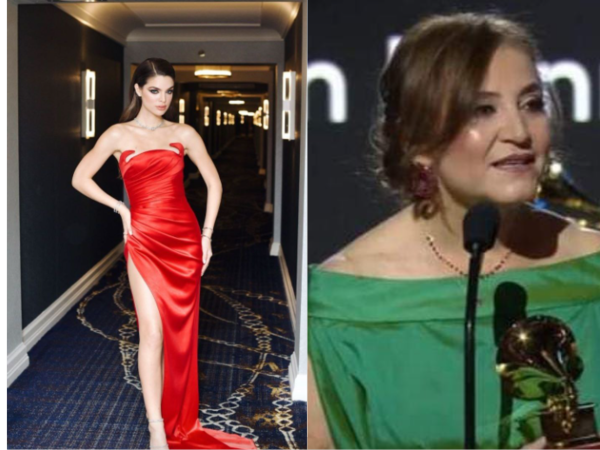 Nadia Ferreira felicitó a Berta Rojas por los Grammys