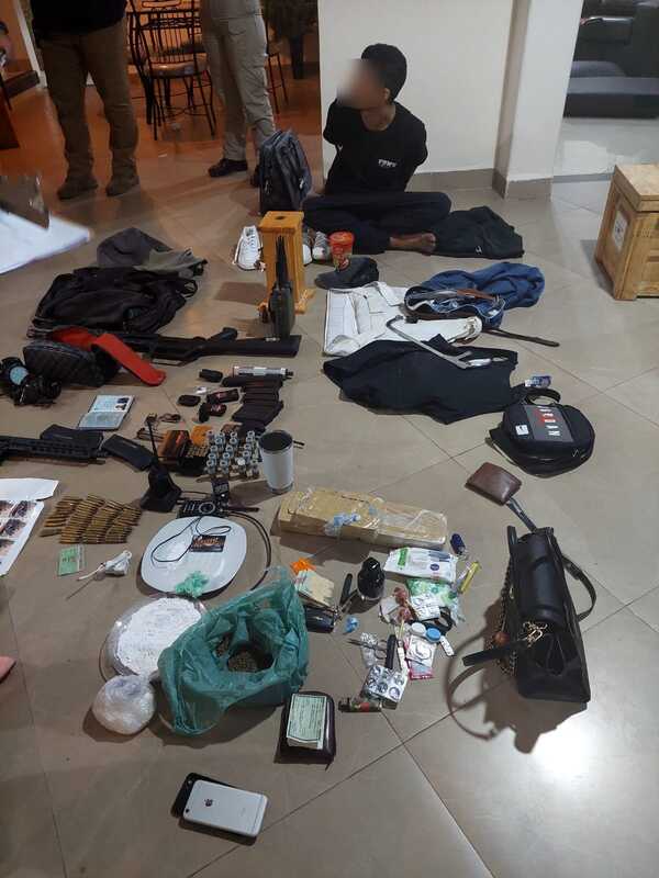 Ykuá Satí: Detienen a supuestos sicarios con armas y drogas - trece