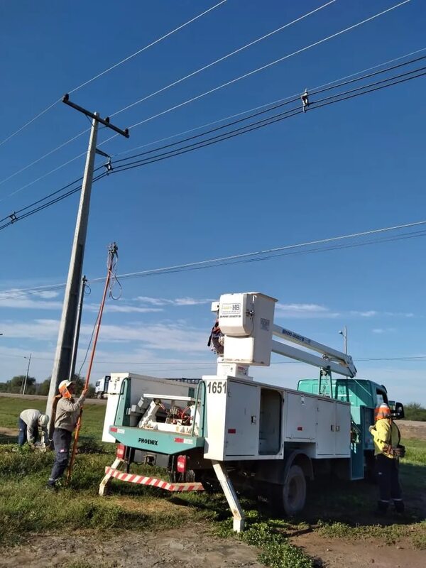 ¿Dónde habrá cortes de electricidad mañana domingo? - Nacionales - ABC Color