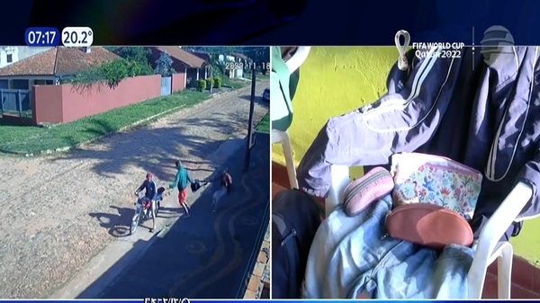 Policía detiene a motochorros que asaltaron a una mujer en Luque - Noticias Paraguay