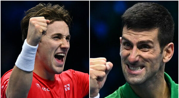 Djokovic va a por el récord y la bolsa en el Masters, Ruud a por su primer gran título