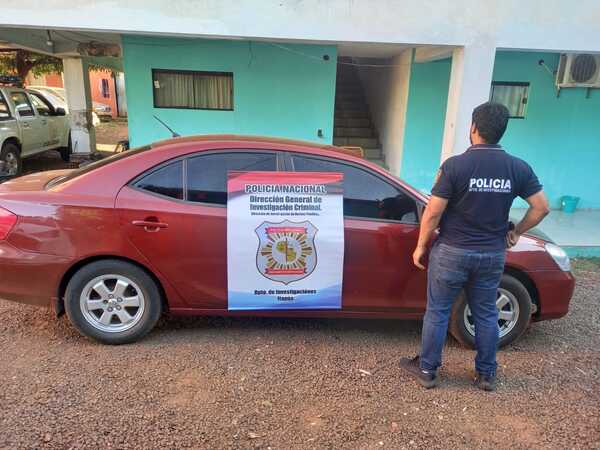 DETUVIERON A UNA PERSONA E INCAUTARON UN VEHÍCULO