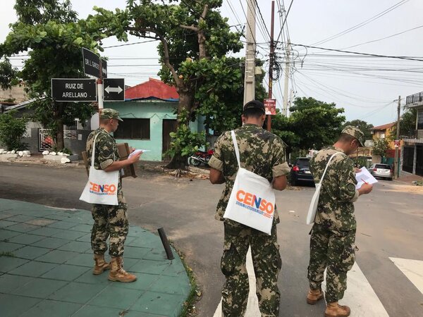 Esta semana concluye recuperación de datos para el Censo y militares refuerzan trabajo en el último tramo - .::Agencia IP::.